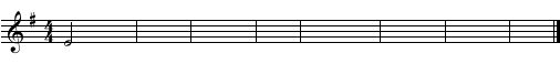 Melodic Dictation Example 4