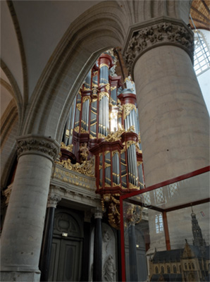 Grote of St. Bavokerk Haarlem church