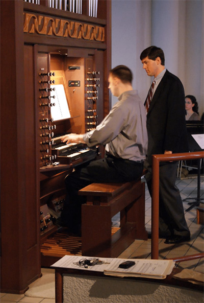 Jack Mitchener teaching a master class