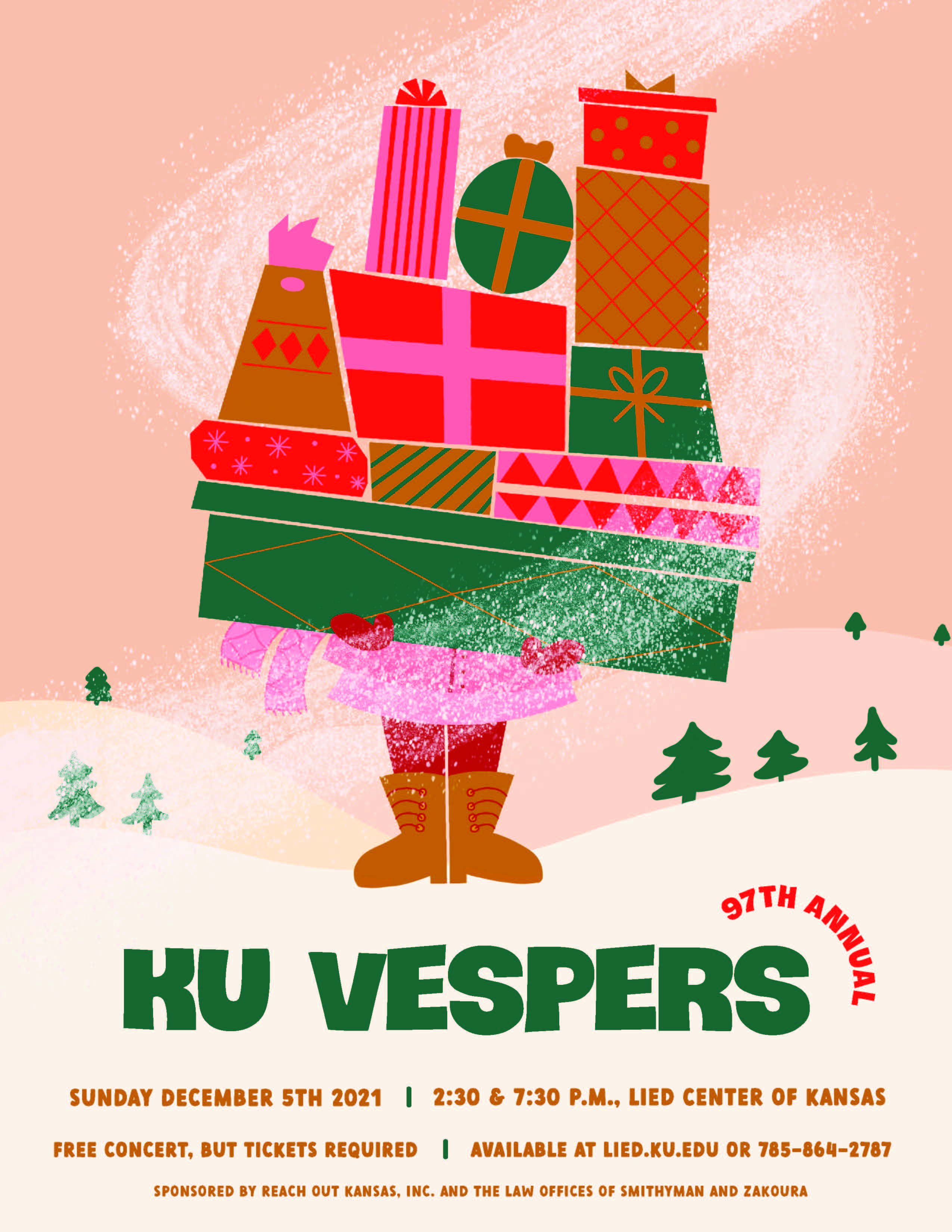 97th Annual KU Vespers event poster (event details in article)